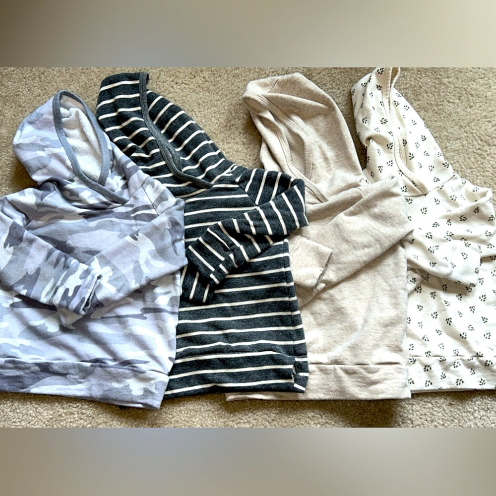 Set of 4 CC Raglan Hoodies size 4T